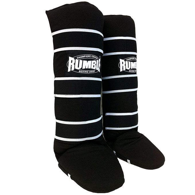 Rumble Shin Guards Luxury Black