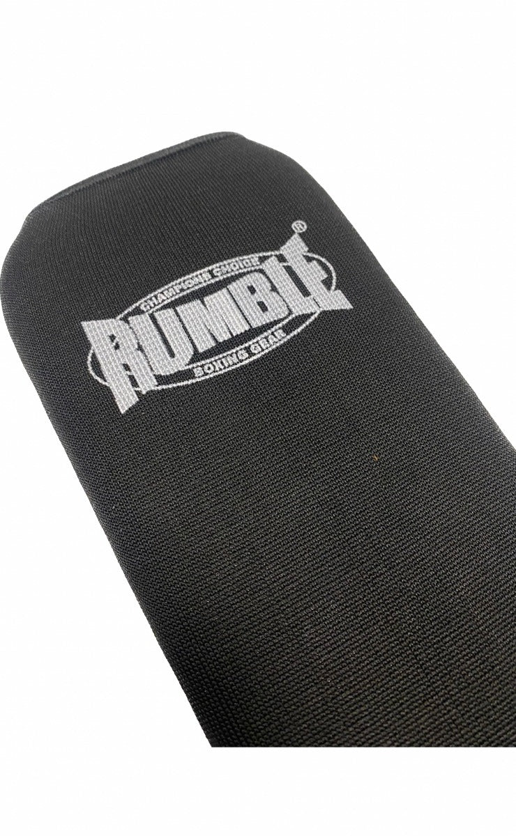 Rumble Shin Guards Sock Black-White