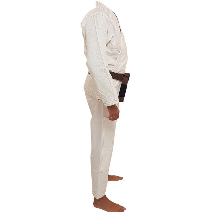 BJJ JIU JITSU Gi PRO SHIELD WHITE BOOSTER