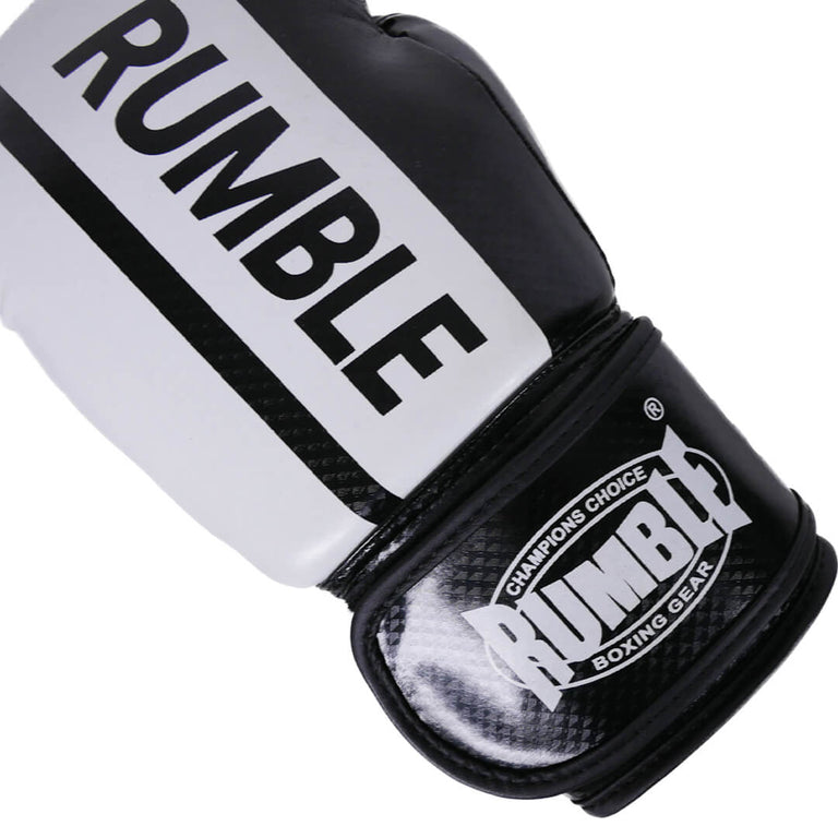 Rumble Boxing gloves Junior PU 3.0 Black-White