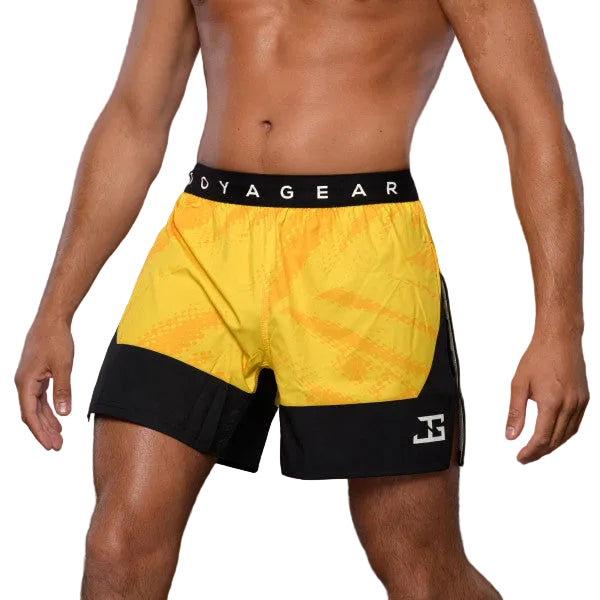 Joya Gear Fightshort High Split Elite Yellow